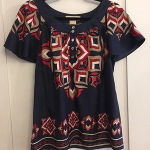100% Silk Michael Kors Top